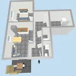 Easytree 4p Switch Tv アパート バート・ドリーブルク